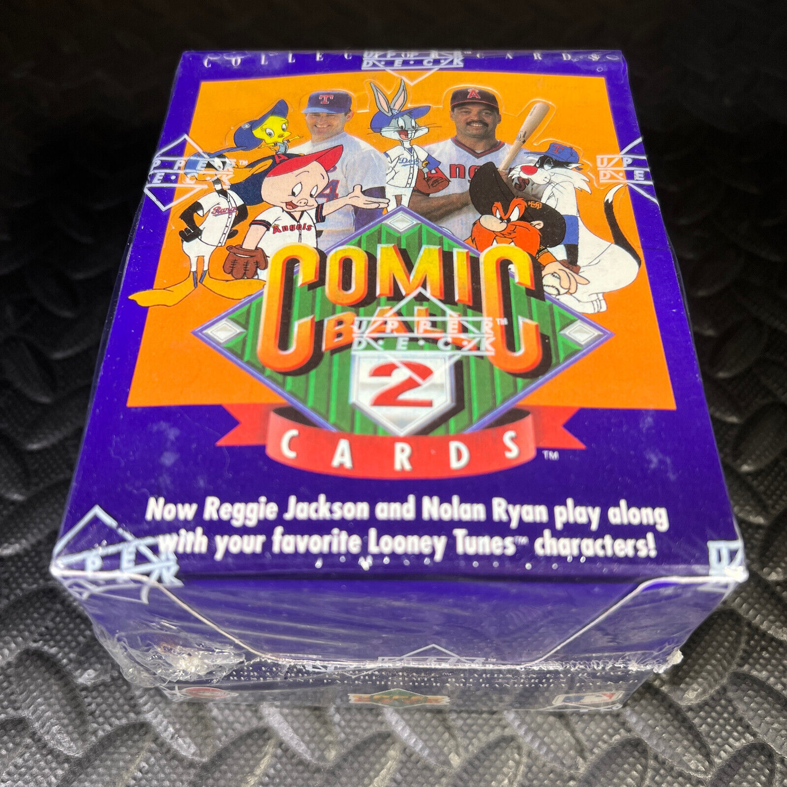 UPPER DECK 1991 COMIC BALL SERIES 2 SEALED BOX 36x12-CARD PACKS LOONEY TUNES MLB
