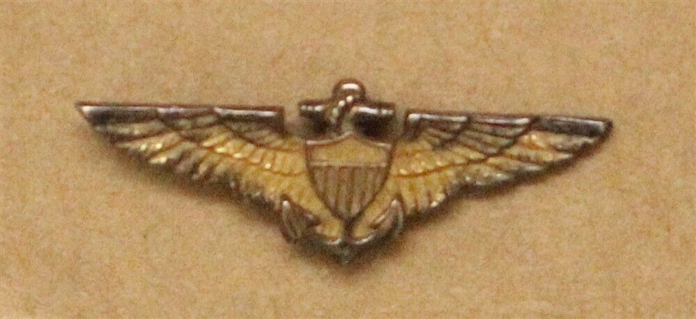 Naval Aviator Wings Veteran's pin, 12K (3239)