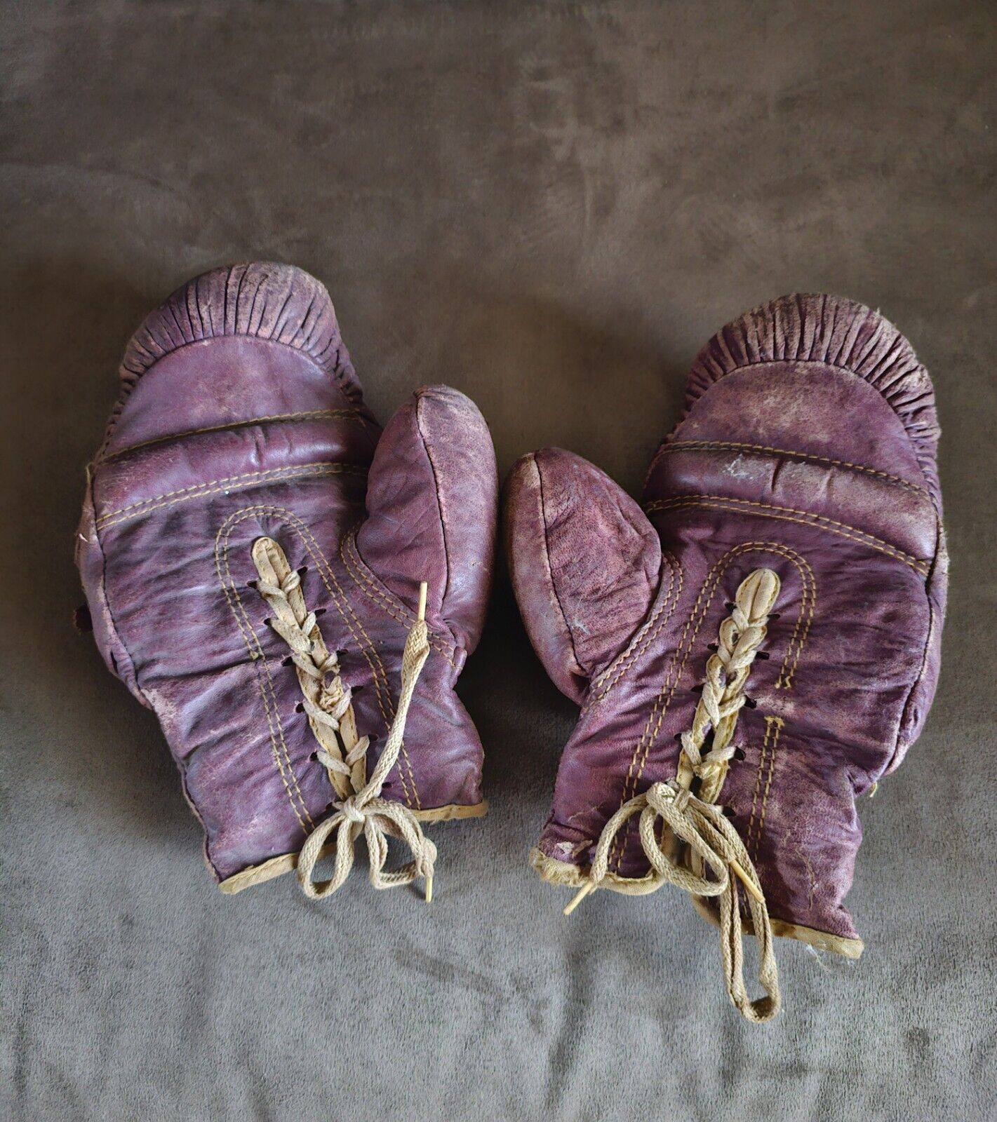 Late 1940's Pair of Boxing Gloves