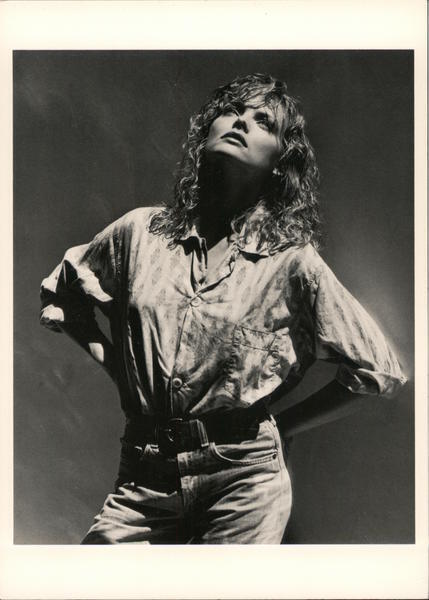 Actress Michelle Pfeiffer,Los Angeles 1988 Fotofolio Chrome Postcard Vintage