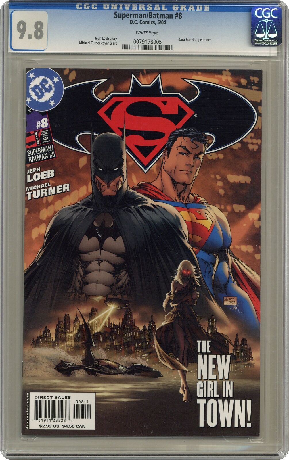 Superman Batman #8A Turner CGC 9.8 2004 0079178005