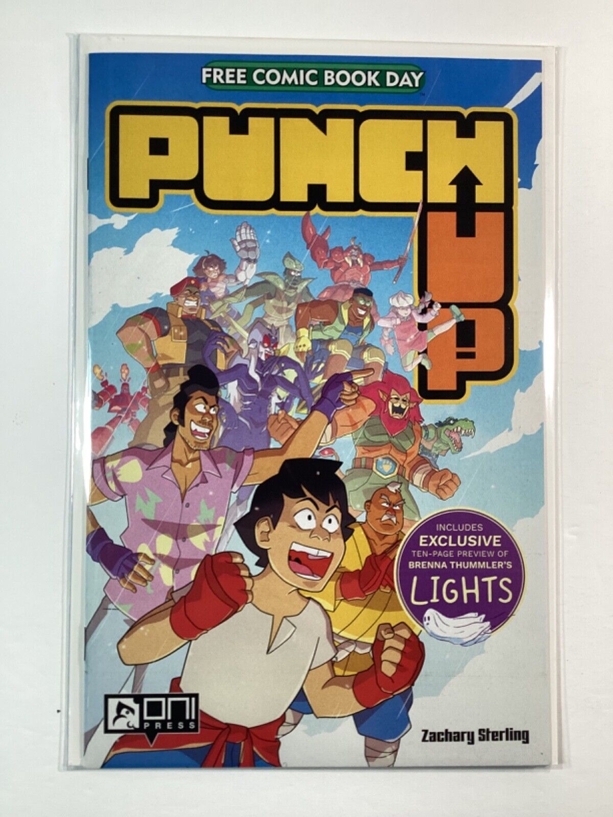 PUNCH UP PREVIEW (2023 ONI PRESS) FCBD #0 VF+ 8.5 COVER ART BY ZACHARY STERLING