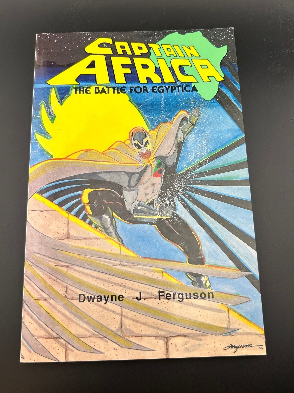 Captain Africa: Battle for Egyptica RARE 1st Print Indy Novel Pre-Dates Comic #1