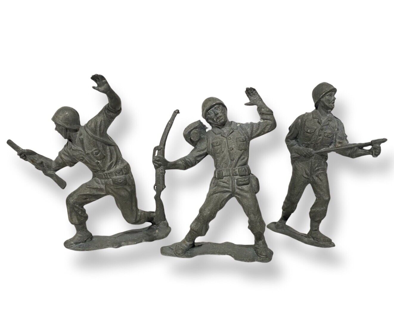Rare Vintage Marx Prototype Metal Soldier Figurines, Possible Limited Production