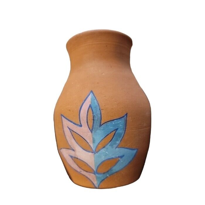 Thelma Toehay Red Clay Jar Vase Native American Kiowa Apache Tribe Pottery