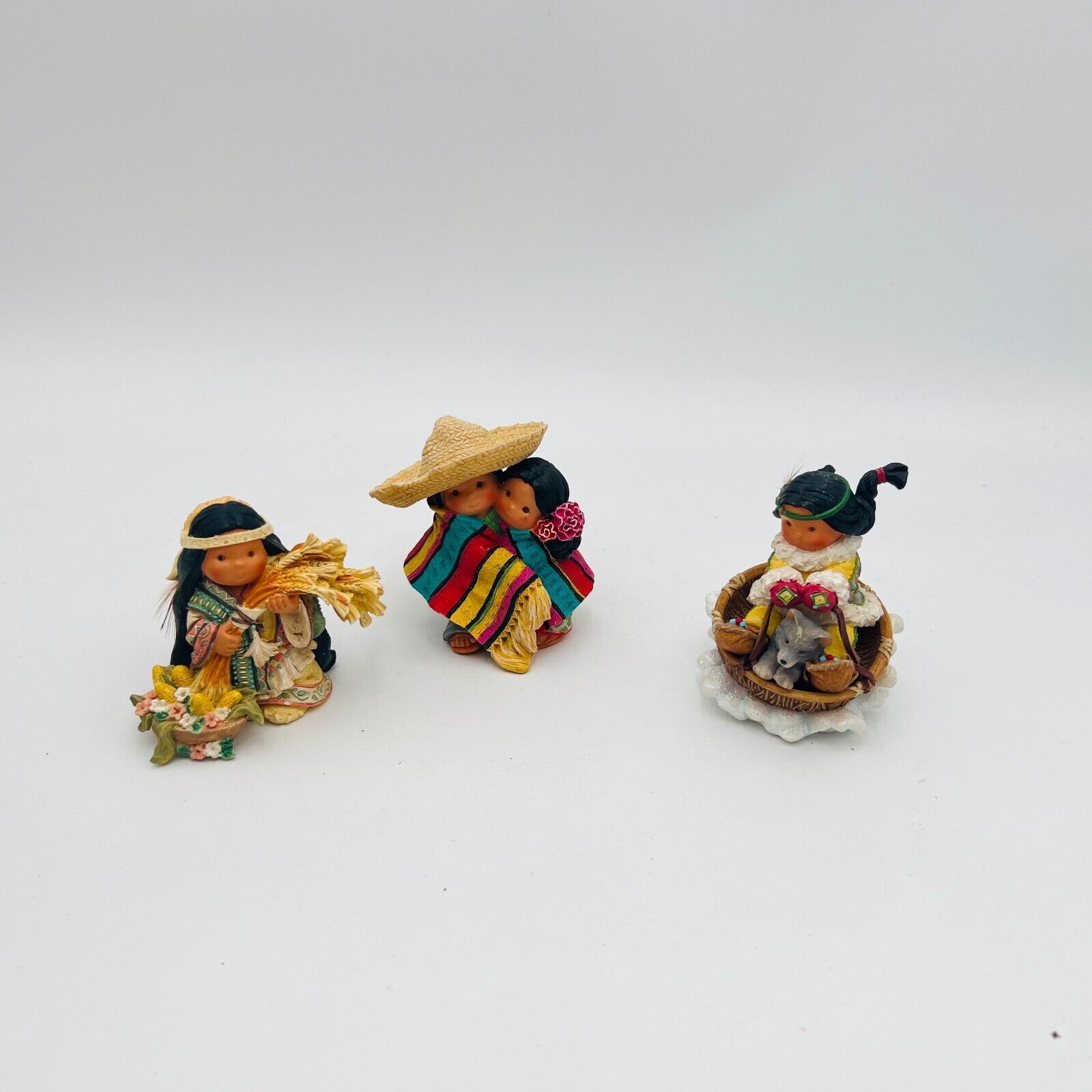 Vintage Lot Of 3 Enesco Friends of The Feather Figurines