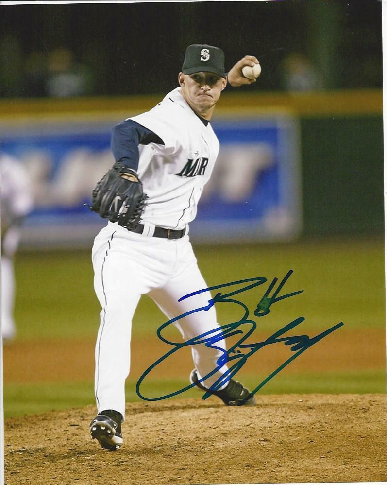 Bobby Livingston autographed 8x10 Seattle Mariners  #3
