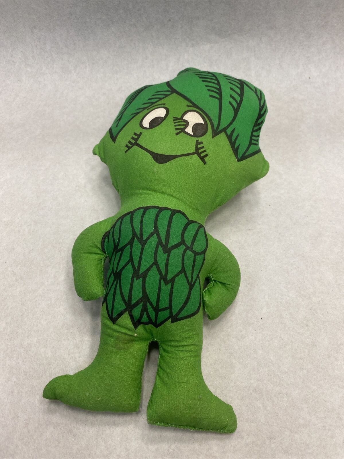 Vintage 80's Green Giant LITTLE SPROUT Rag Doll by Pillsbury FREESHIP
