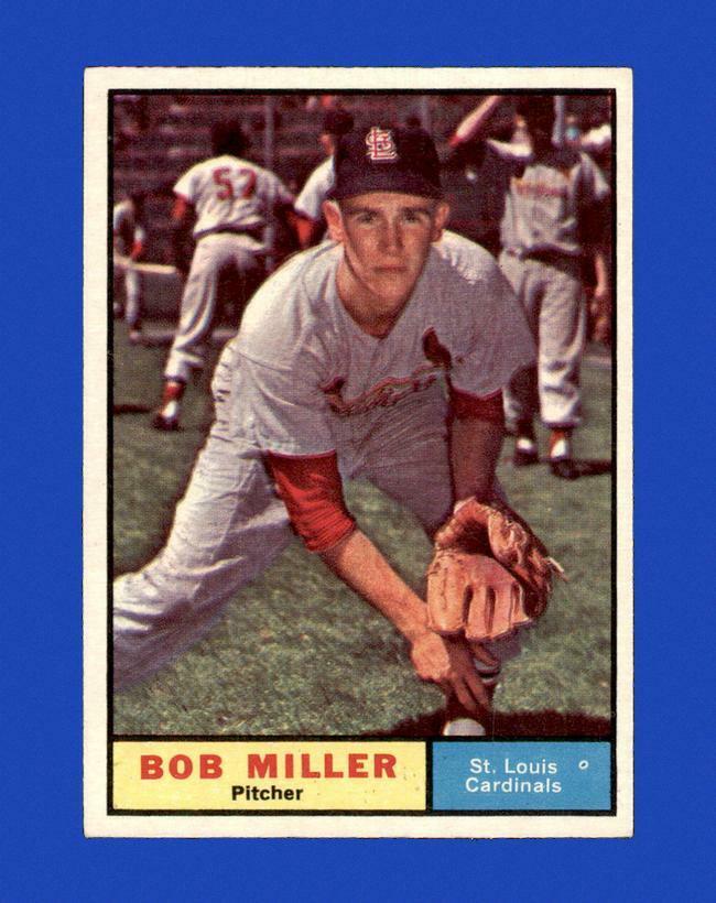 1961 Topps Set Break #314 Bob Miller EX-EXMINT *GMCARDS*