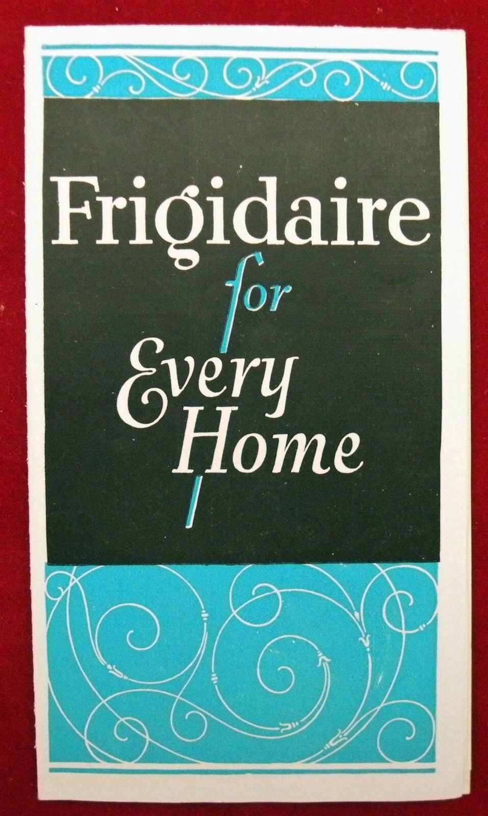 GM FRIGIDAIRE For Every Home Original Vintage Advertising Brochure 2-27