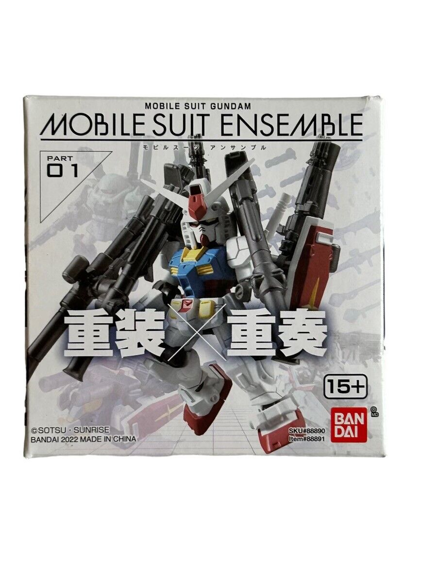 Bandai Gundam MOBILE SUIT ENSEMBLE 01 Mini Build Figure Gashapon Rx-78-2 003 Toy