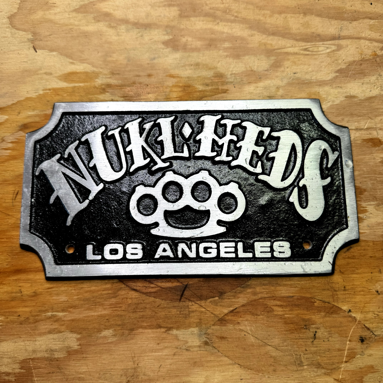 Nukleheds Los Angeles Car Club Plaque