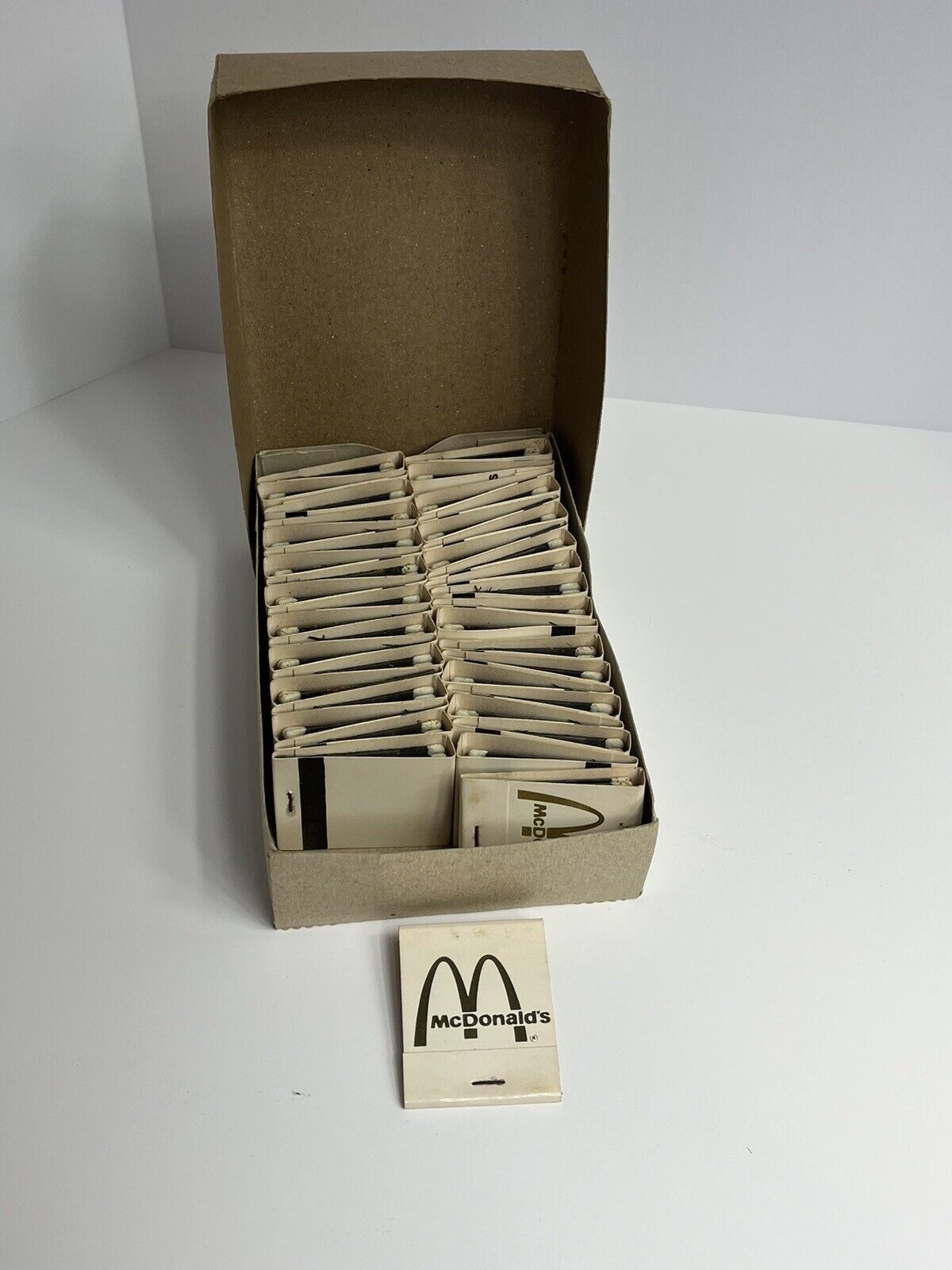 40 McDonald’s Matches/Match Books In Original Box ~Unused ~ Vintage ~ RARE