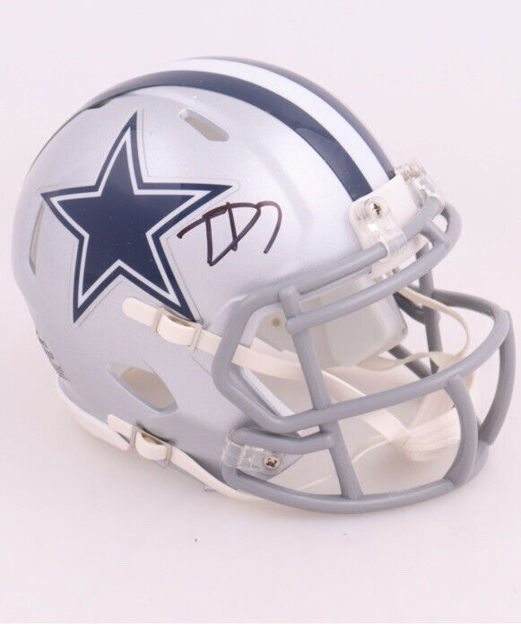 Dallas Cowboys Trevon Diggs Signed Speed Mini Helmet AUTO JSA Authentication