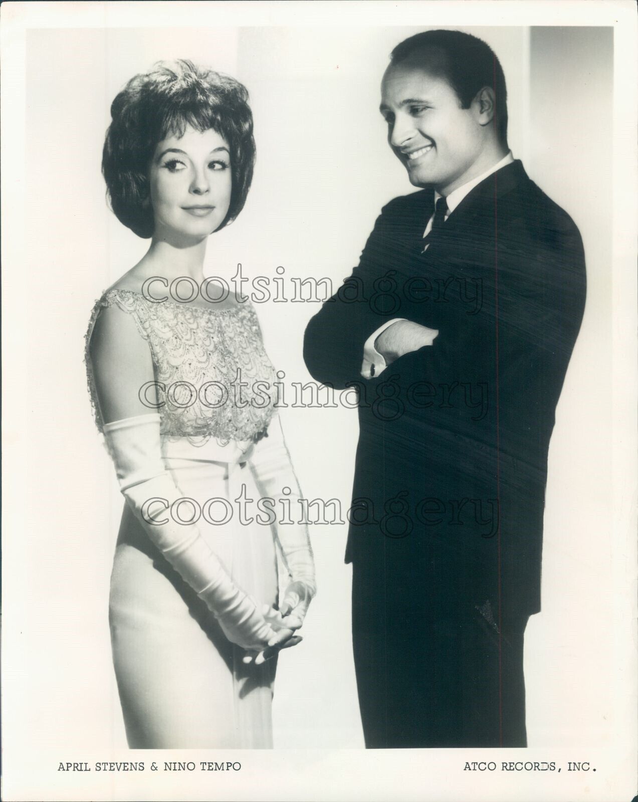 1964 Press Photo Nino Tempo & April Stevens 1960s Singing Duo