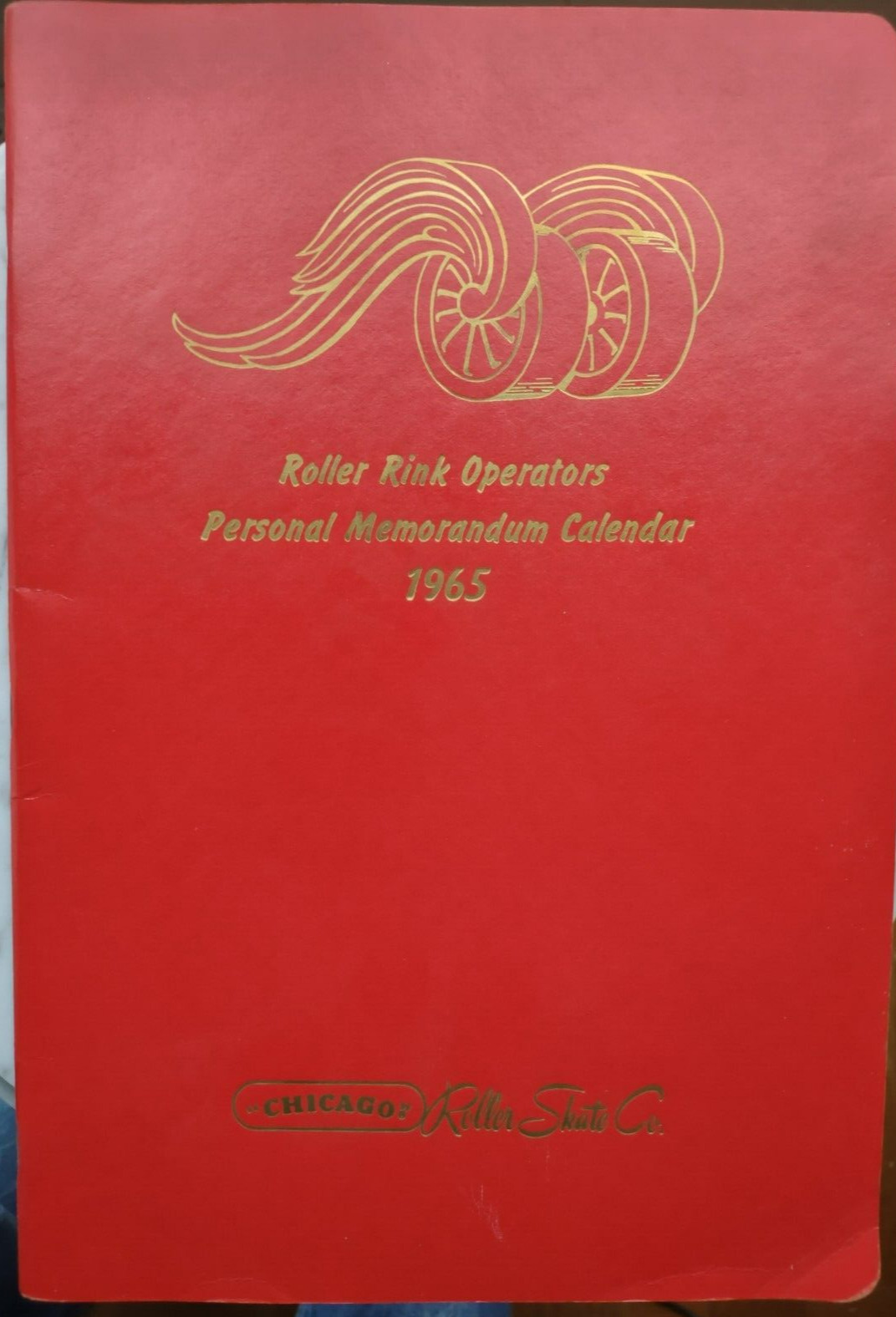 1965 Chicago Roller Skate Co Roller Rink Operators Personal Memorandum Calendar