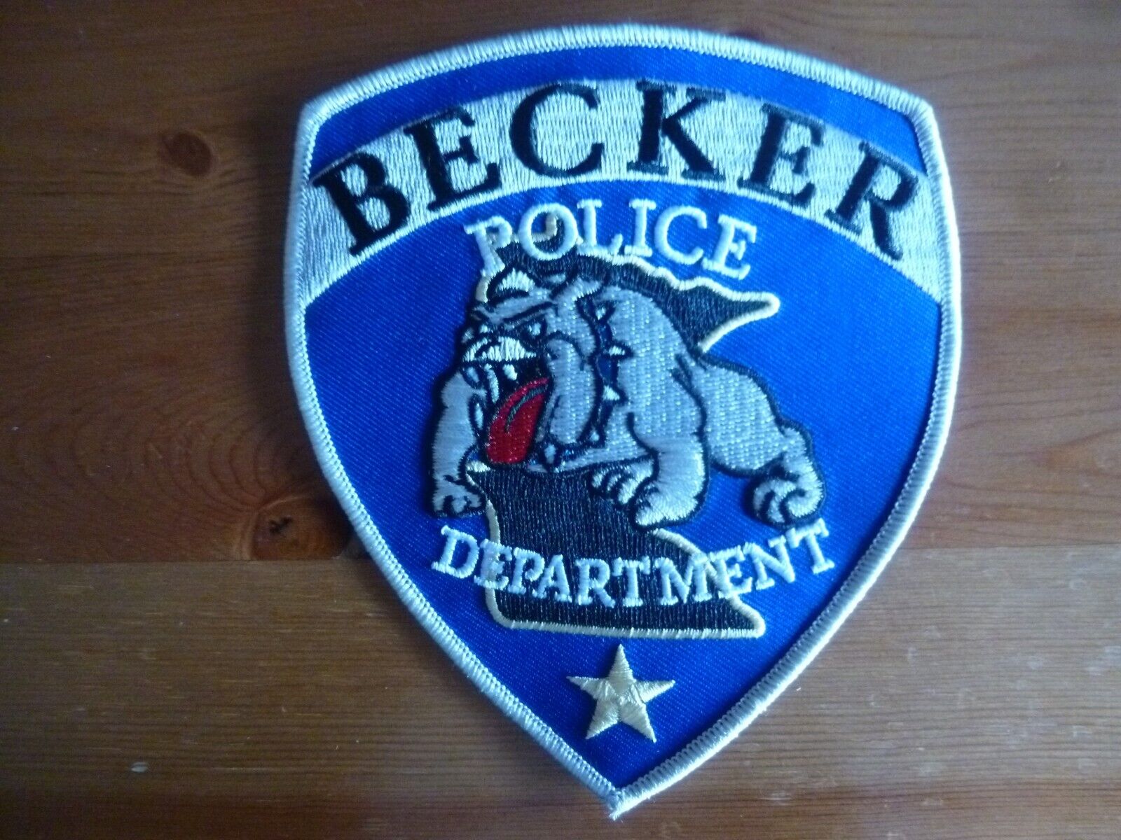 BECKER MINNESOTA Police Patch Department State UNIT obsolete Original USA