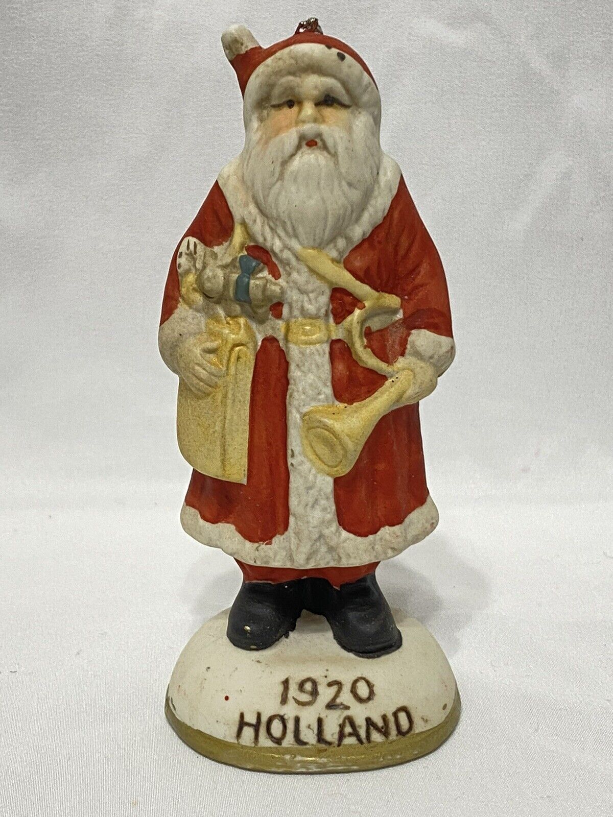 Vintage - 5.5” Santa Claus Holland 1920 Christmas Figurine Holiday Ornament