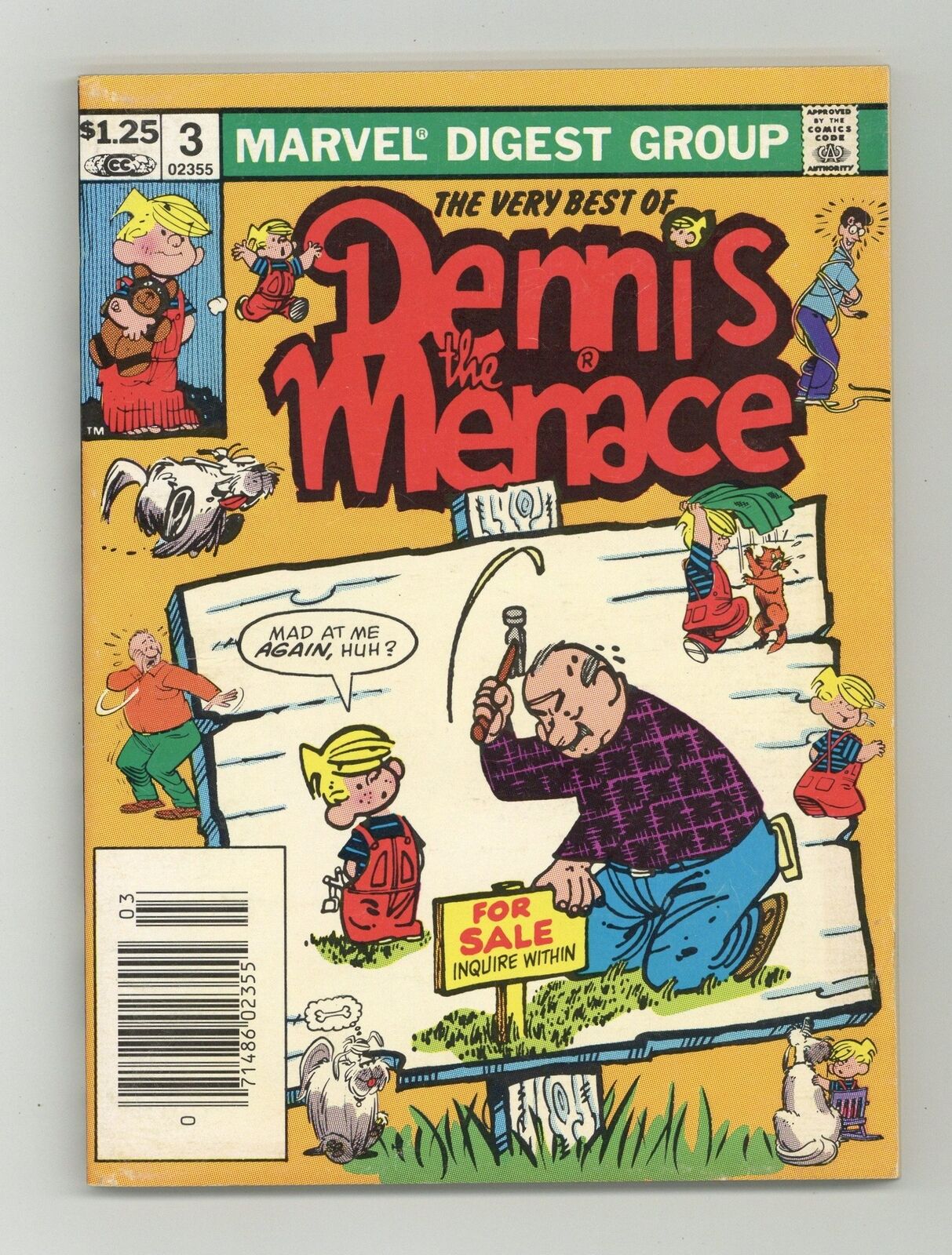 Very Best of Dennis the Menace #3 FN+ 6.5 1982 1982 Reprint
