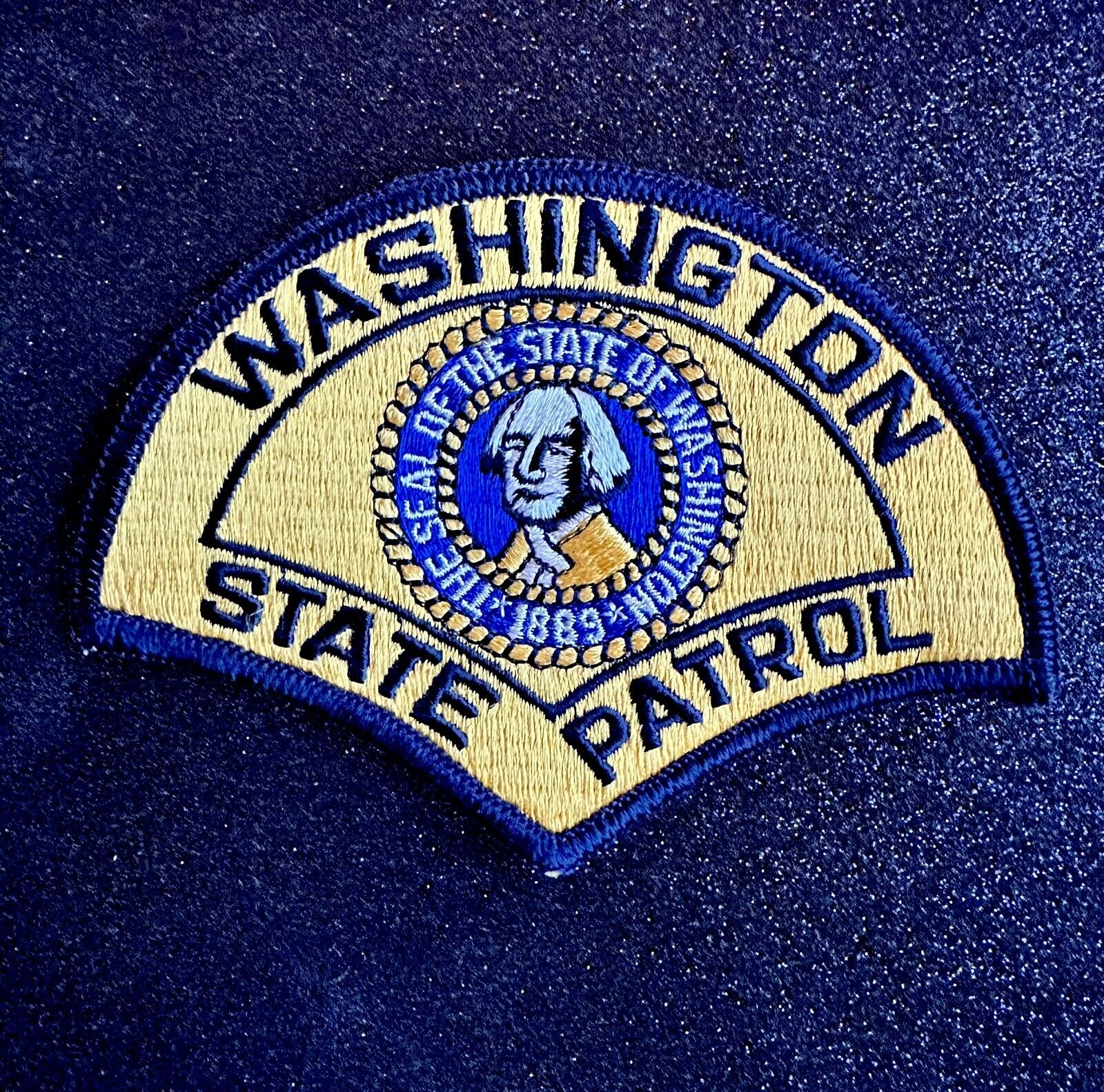 Washington State Patrol Shoulder Patch ~ Vintage