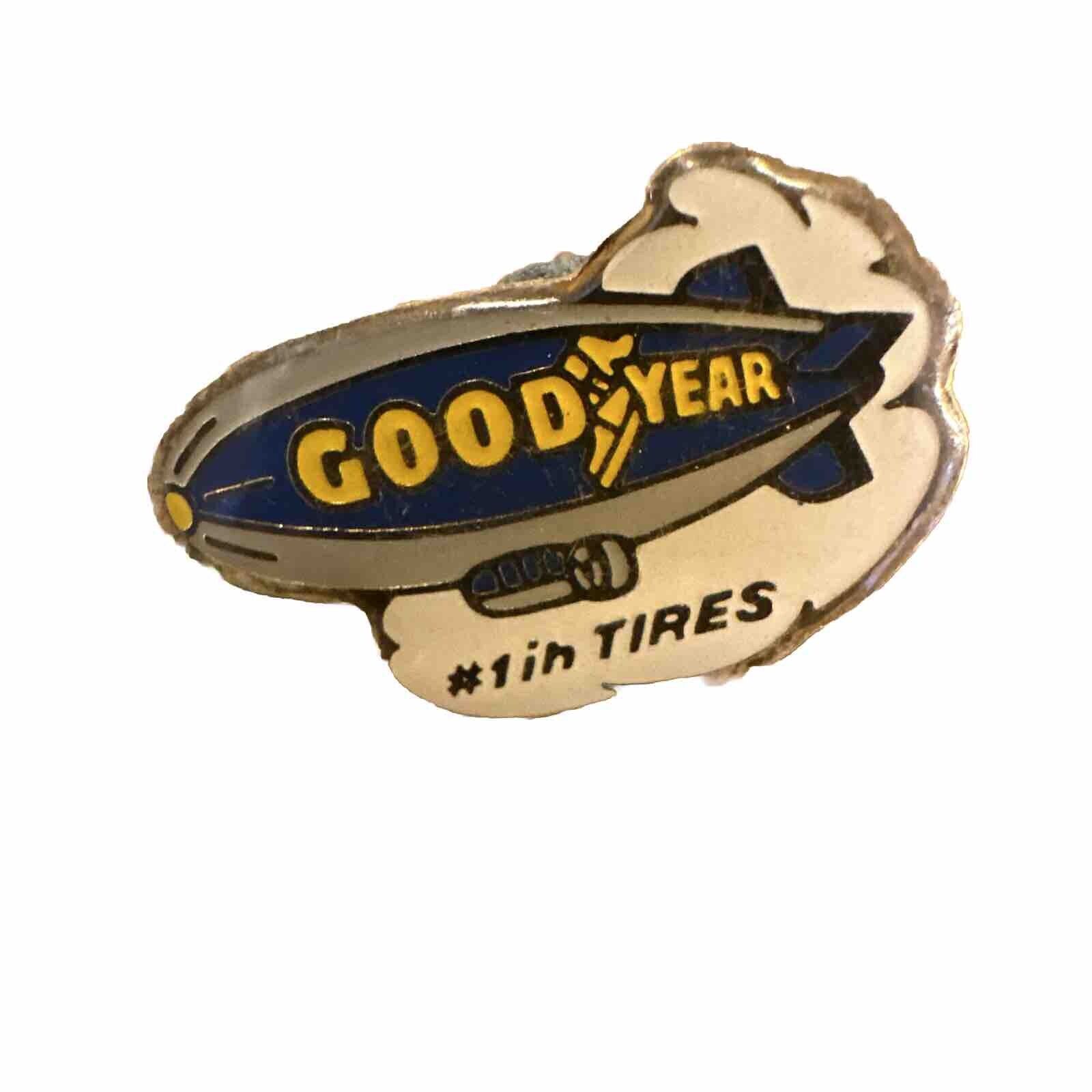 Vintage Goodyear Blimp #1 in Tires Lapel Pin i4