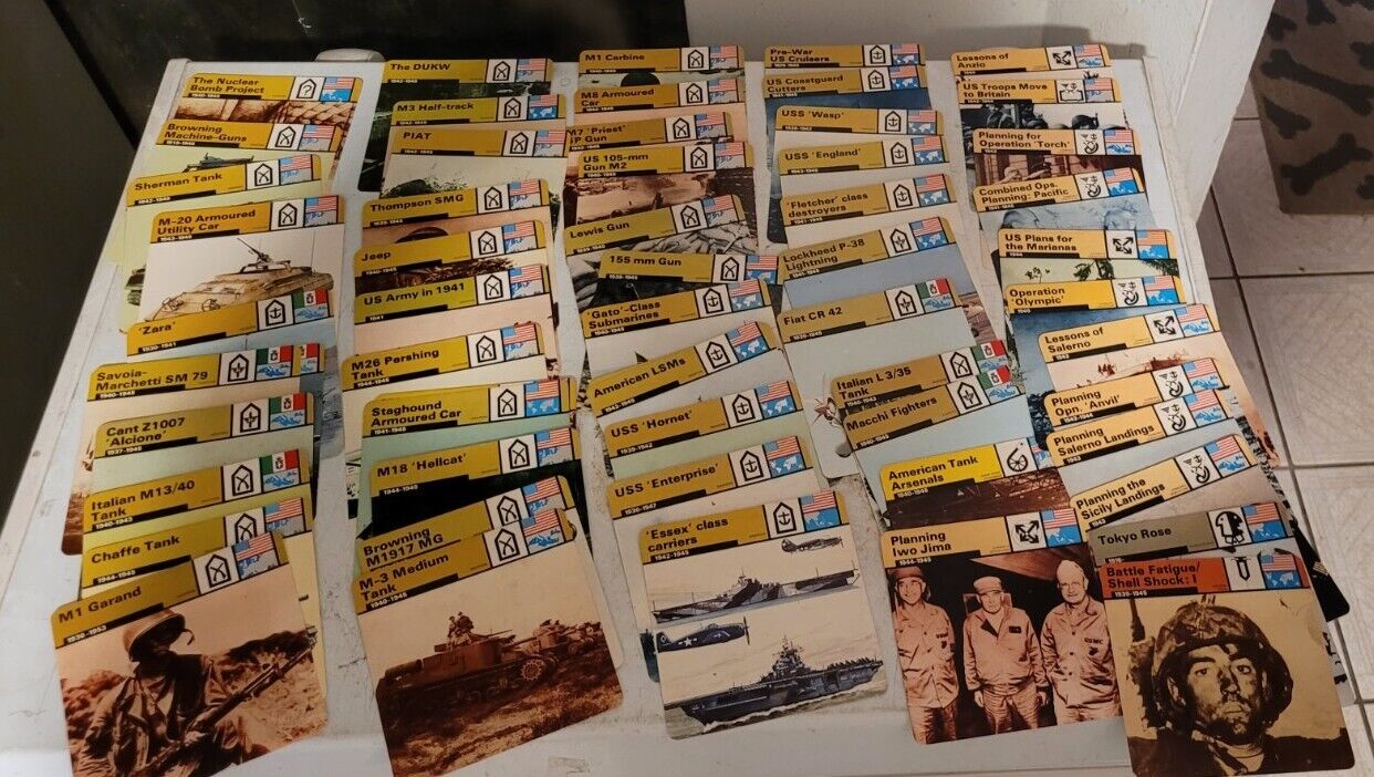 60 1977 Cards Edito Service The Second World War WW2 Cards