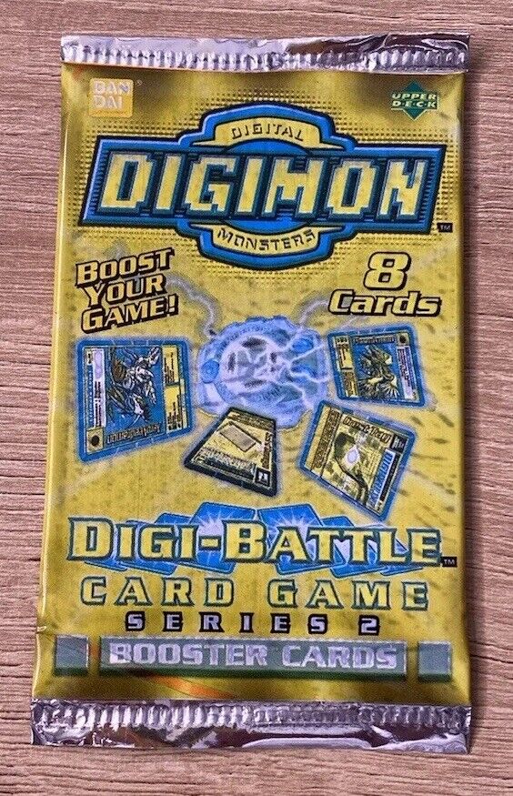 Digimon Series 2 Booster Pack Digi Battle Sealed Bandai (8 Cards Per Pack)