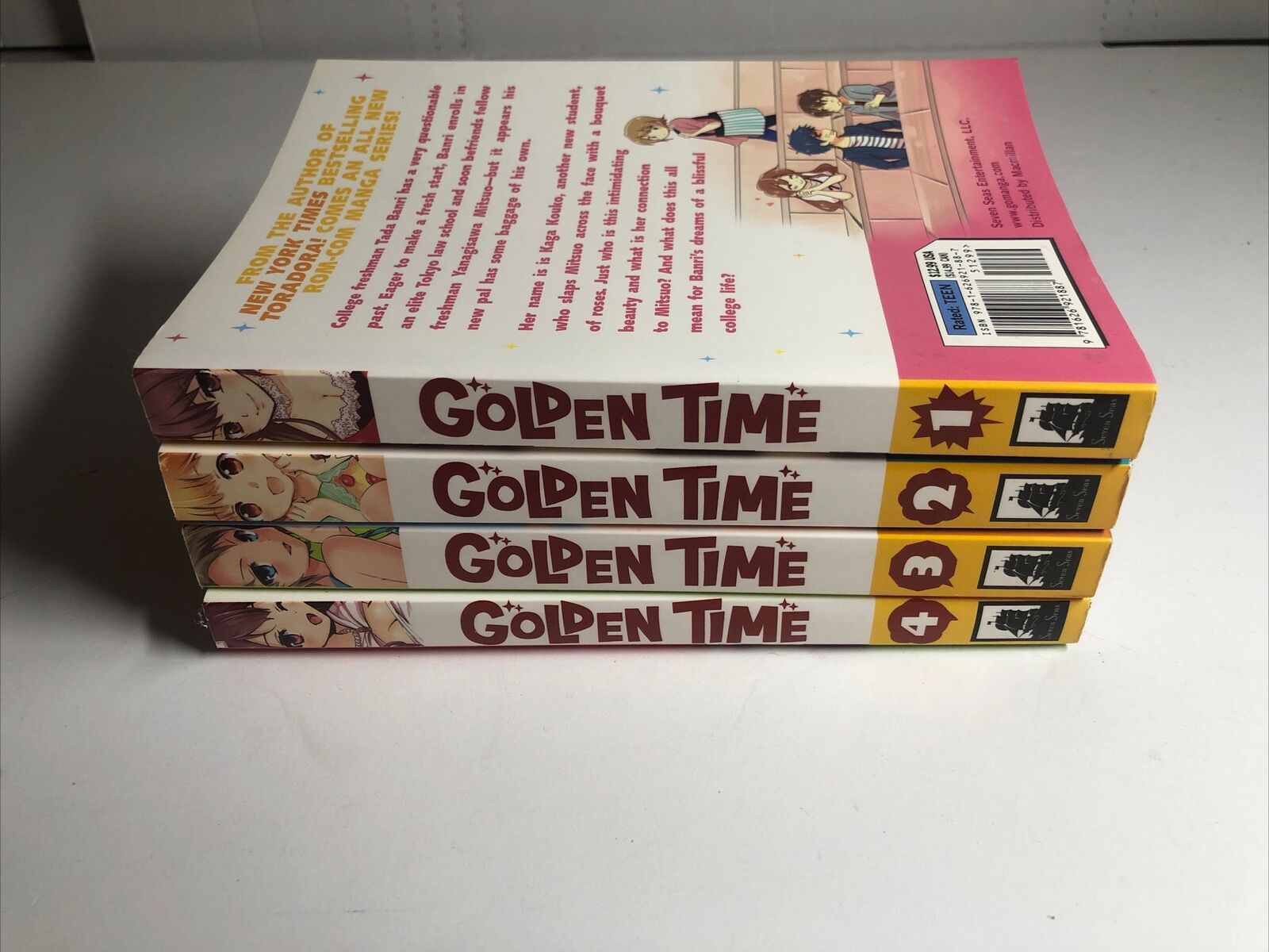 Golden Time Vols 1,2,3,4 By Yuyuko Takemiya & Umechazuke - Manga - English