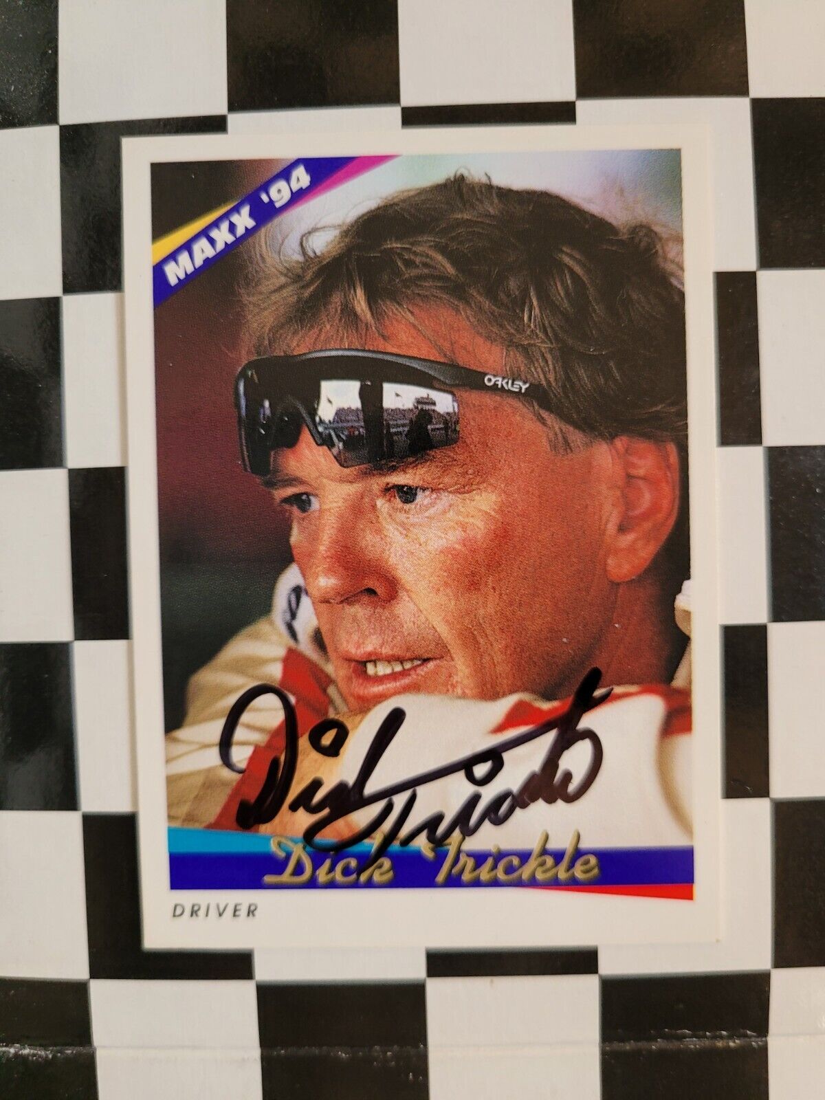 🏁🏆Dick Trickle Autographed NASCAR Card🏁🏆