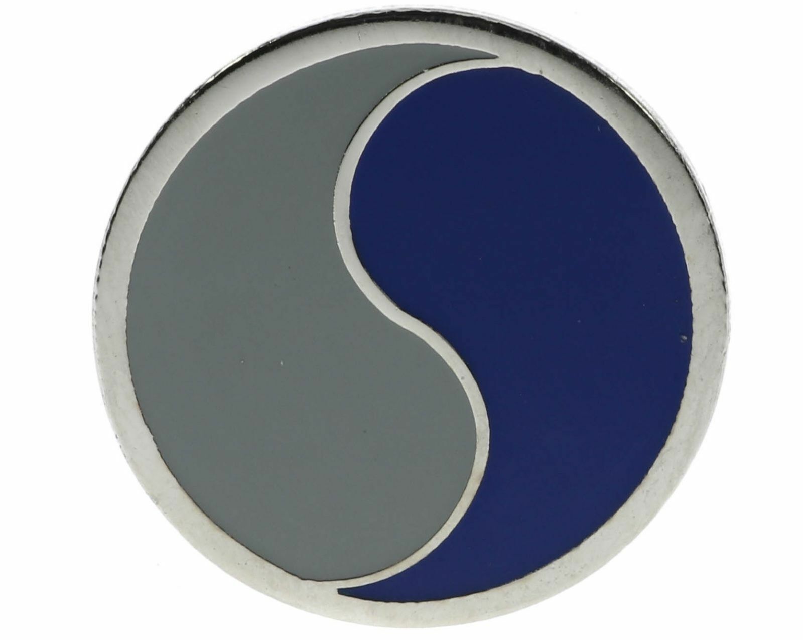 29th Infantry Division Army Blue and Gray Yin Yang Hat Lapel Pin H15490 F5D23K