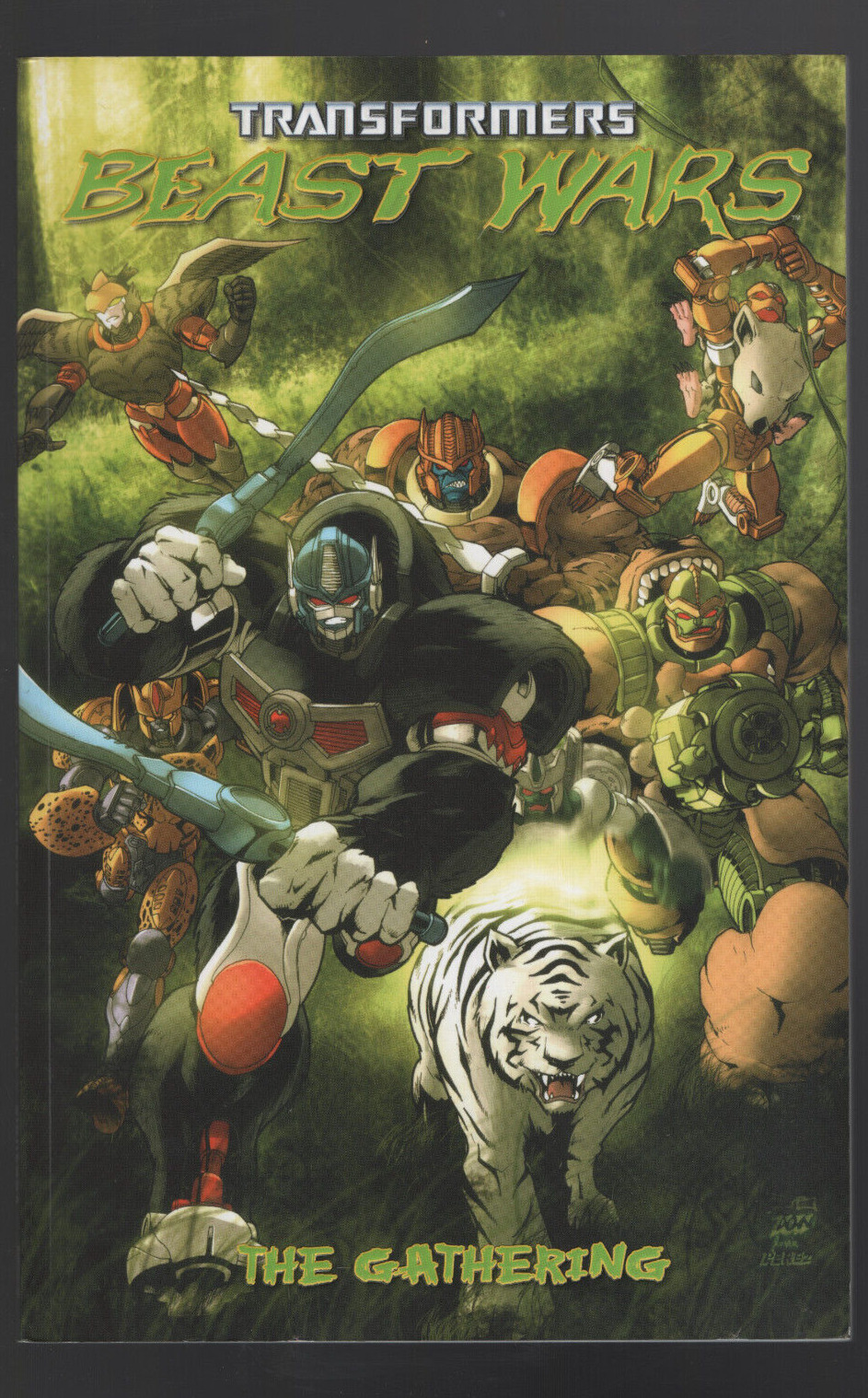 TRANSFORMERS BEAST WARS THE GATHERING OOP TPB VARIANT COVER  GN 2006 IDW COMICS