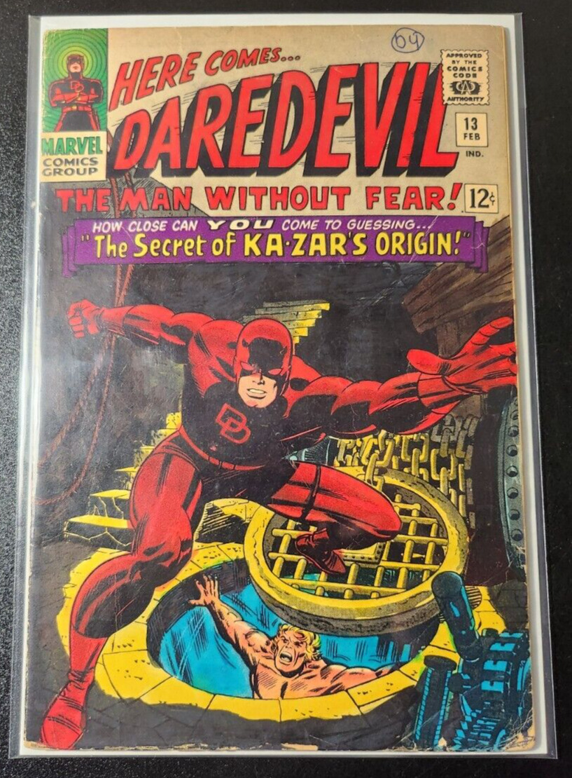 Daredevil #13 1st Appearance of Vibranium 1966 Stan Lee Jack Kirby Vintage MCU