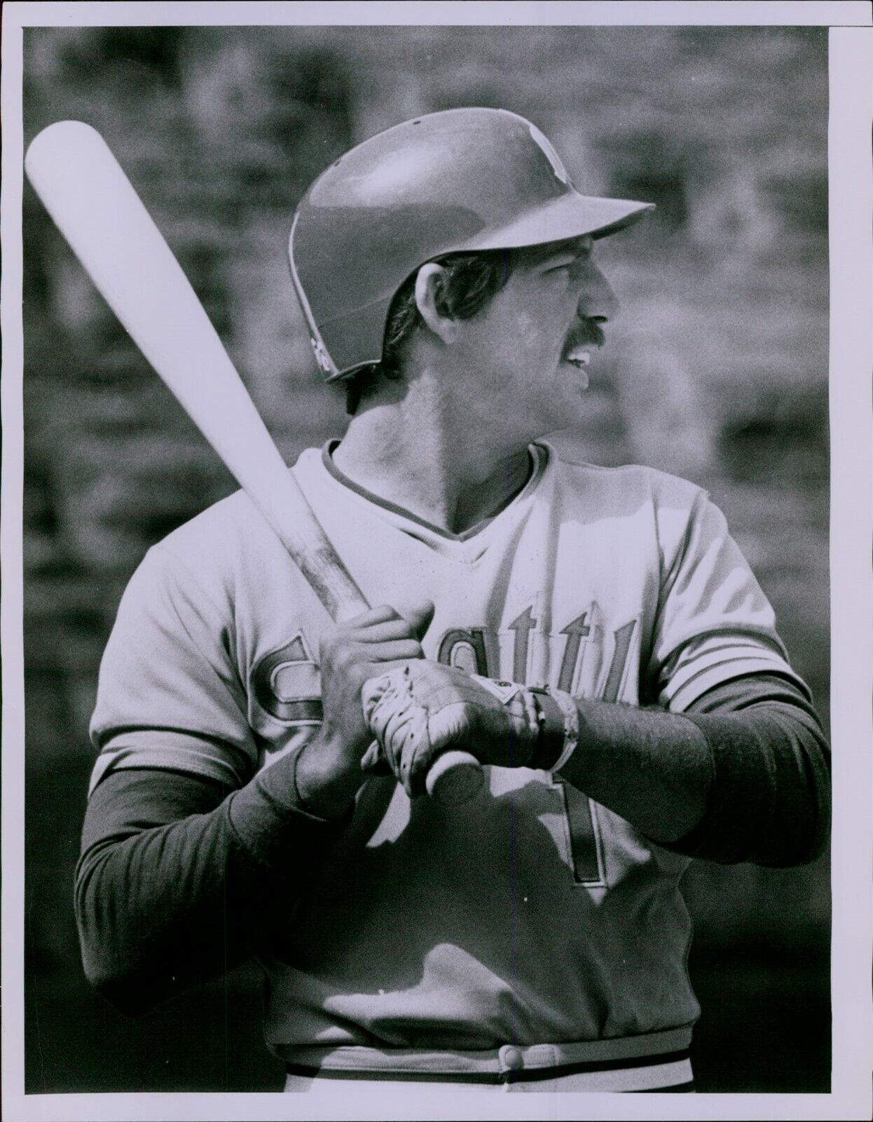 LG806 1978 Original Russ Reed Photo BILL STEIN Seattle Mariners Baseball Batter