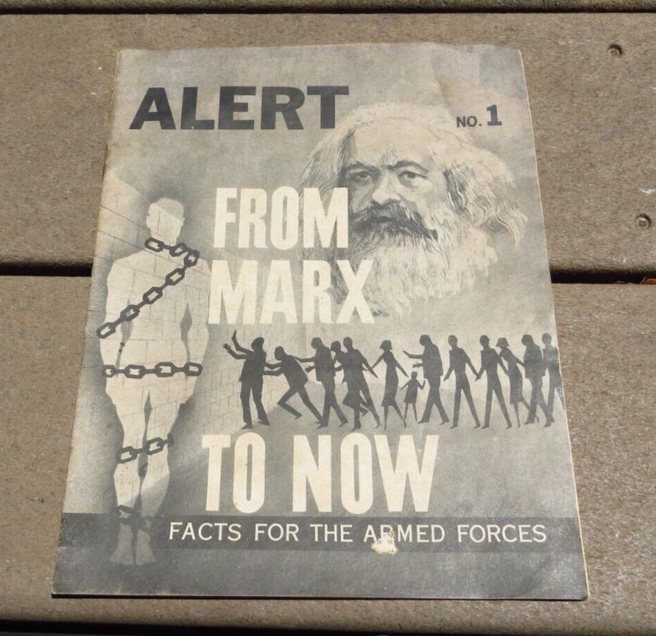 WW2 US Army GI Soldier Military Alert From Karl Marx To Now