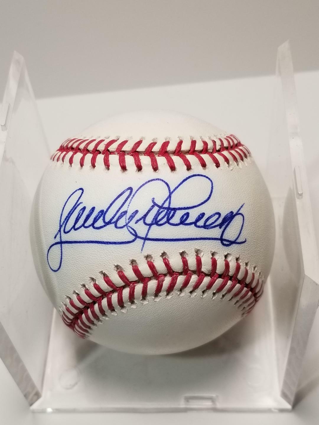 Sandy Alomar Jr. Signed Autographed Bud Selig OMLB Baseball JSA COA