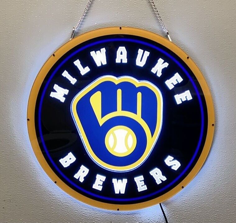 Milwaukee Brewers 3D LED 16\
