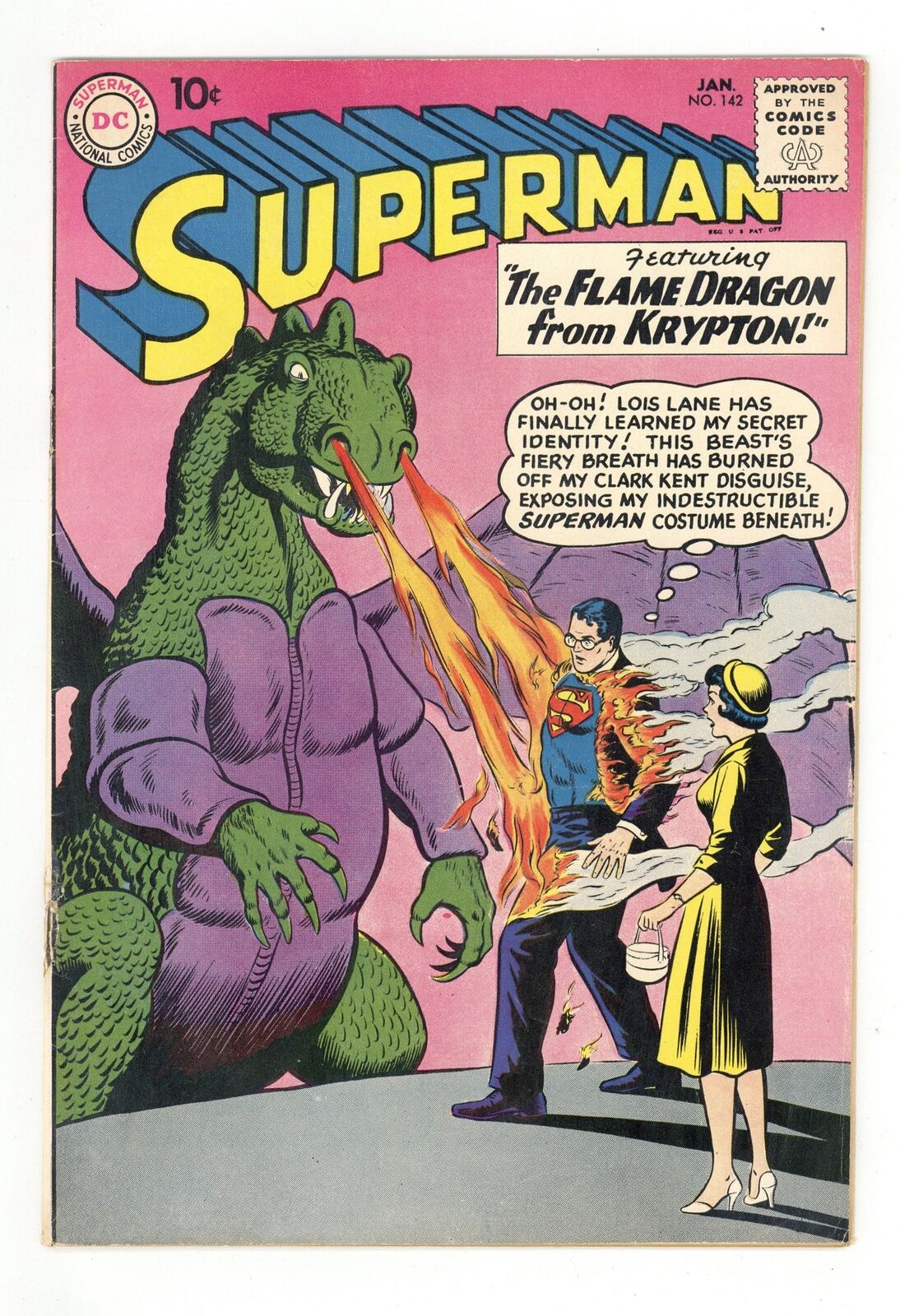 Superman #142 VG- 3.5 1961