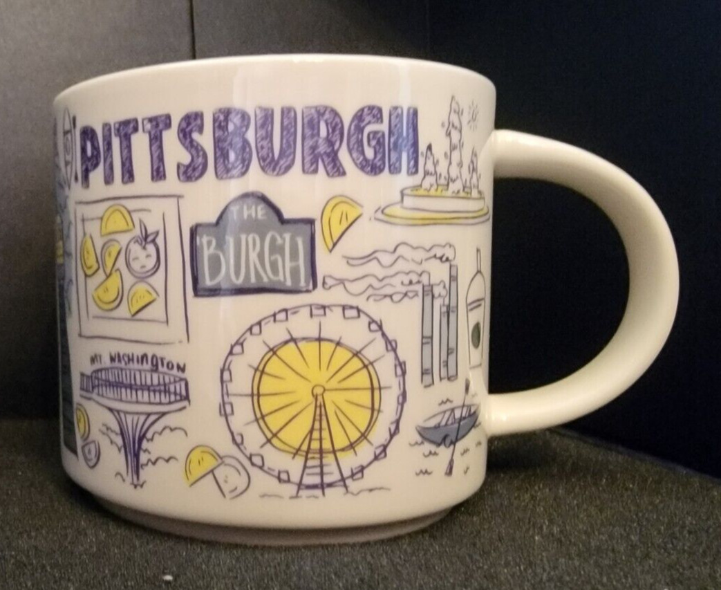 Starbucks Pittsburgh 14oz Mug NIB Been There Series