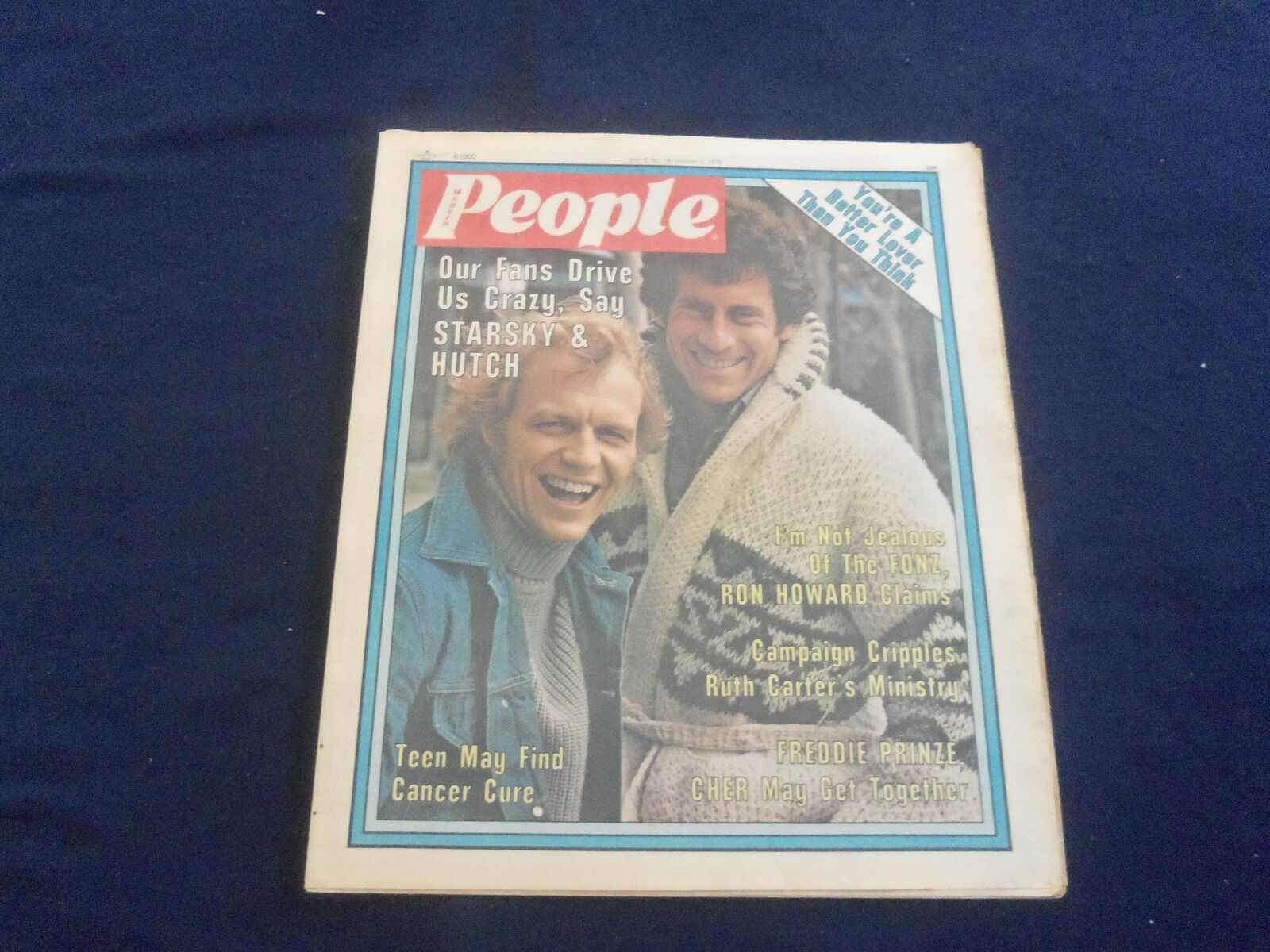 1976 OCTOBER 3 MODERN PEOPLE NEWSPAPER - STARSKY & HUTCH - NP 5699