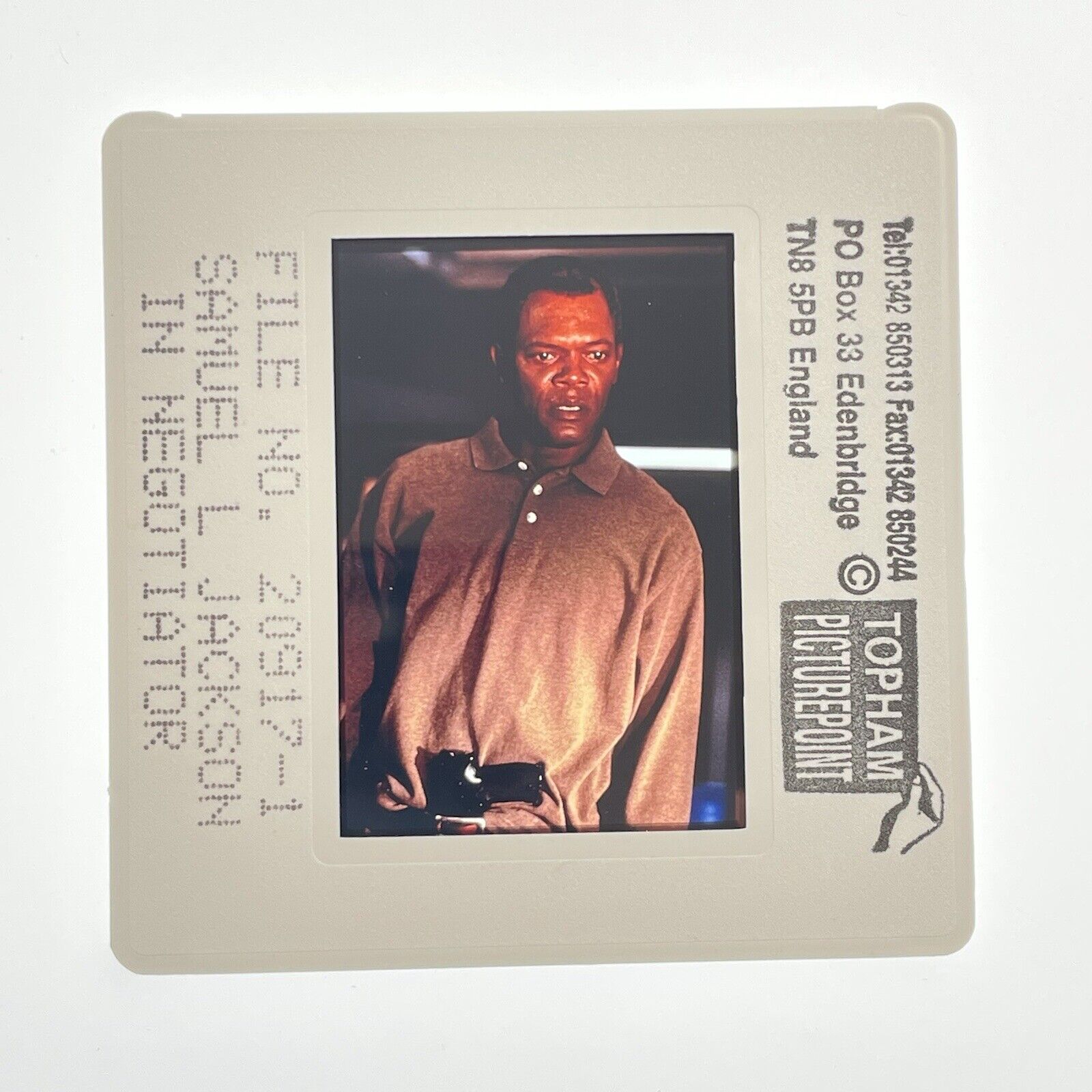 Vintage 35mm Slide S12504 American Actor Samuel L. Jackson