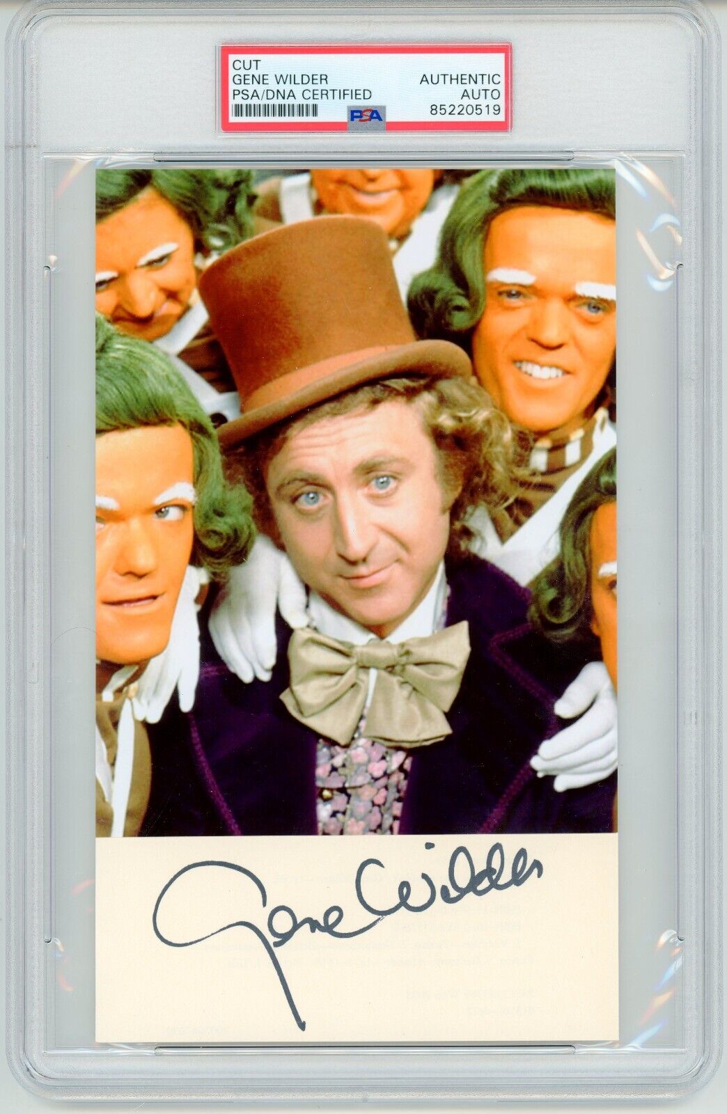 Gene Wilder ~ Signed Autographed Willy Wonka Chocolate Factory ~ PSA DNA Encased