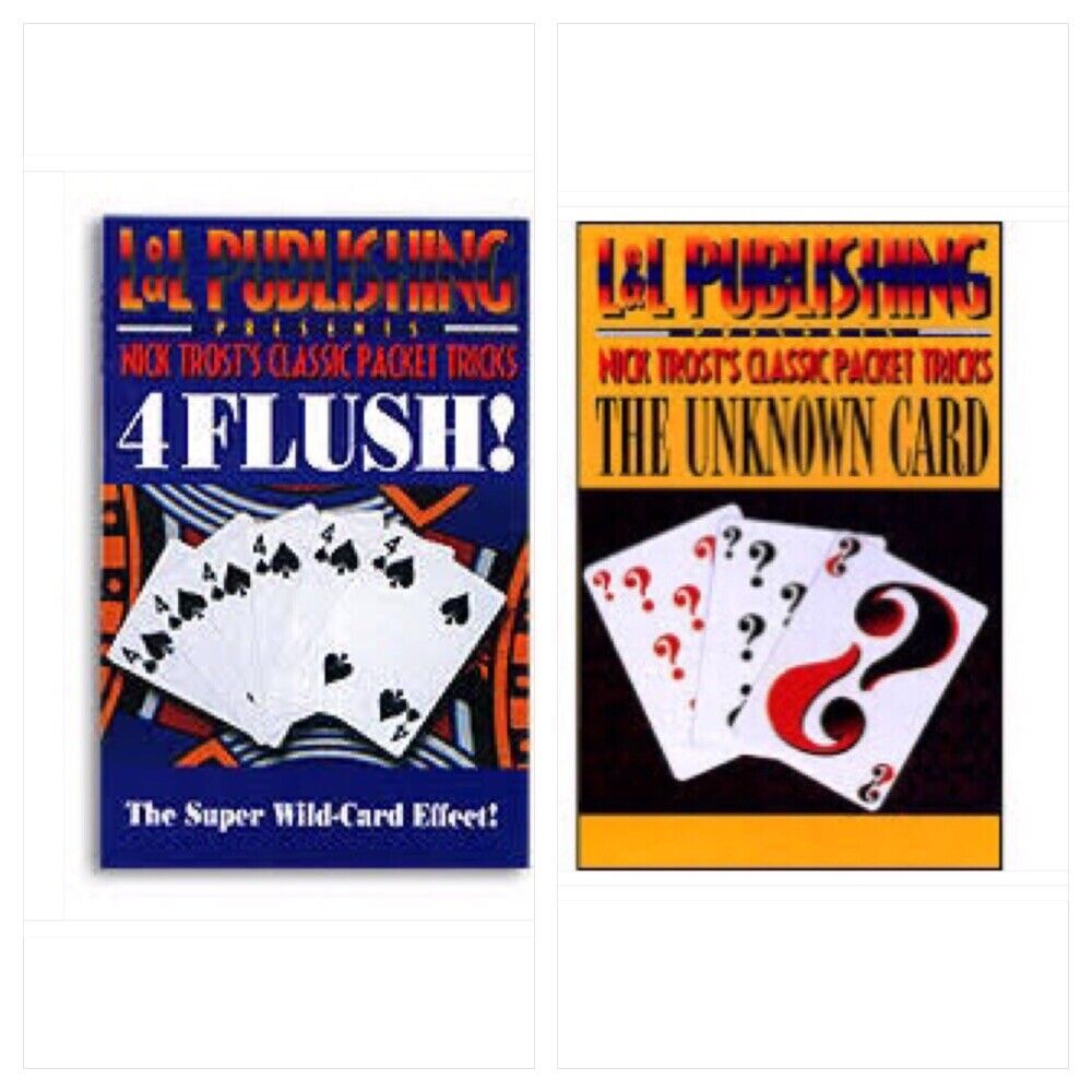 Magic Card Man’s Combo-Nick Trost\'s Unknown Card + 4 Flush Classic Magic Both