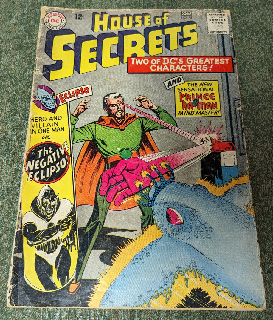 House of Secrets #74 Vol 1 DC Oct 1965 Horror Silver Age GI Joe AMF Wen Mac Rare