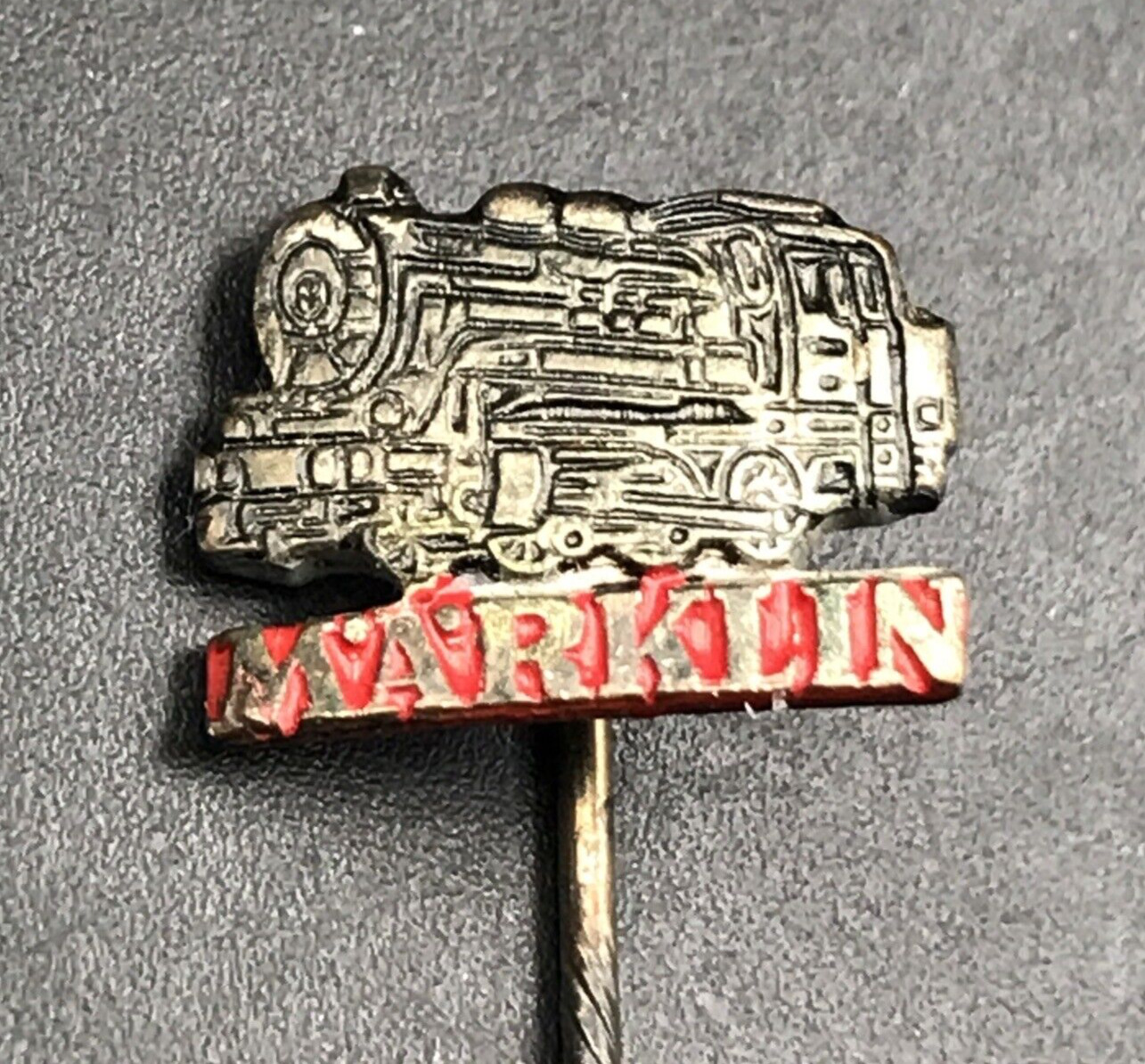 Vintage Marklin Locomotive Train Metal Hat Pin 1/2\