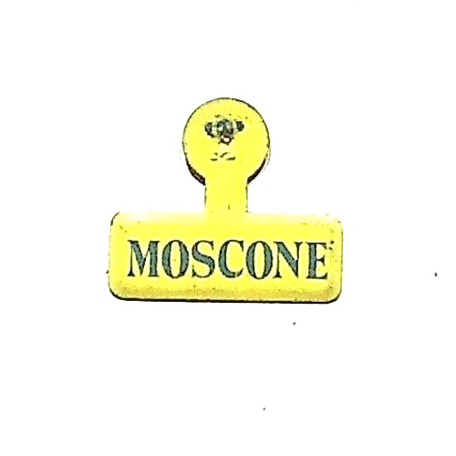 GEORGE MOSCONE FORMER MAYOR OF SAN FRANCISCO - VINTAGE PIN BUTTON & METAL TAB