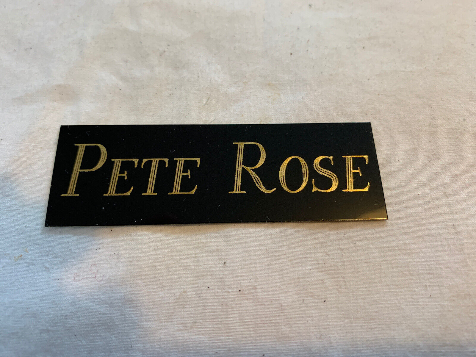 Pete Rose REDS NAMEPLATE AUTOGRAPHED SIGNED BASEBALL BAT JERSEY PHOTO HELMET