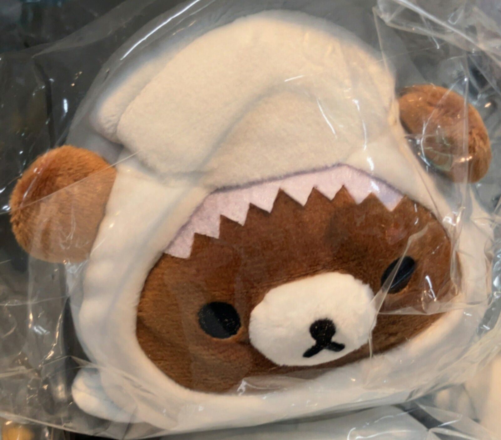 San-X Character Rilakkuma Stuffed toy S Chairoikoguma (Shark) Plush Doll New