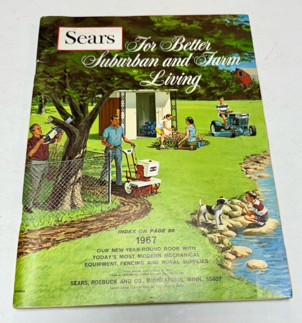 1967 Sears For Better Suburban & Farm Living Catalog 172 Pages Nice