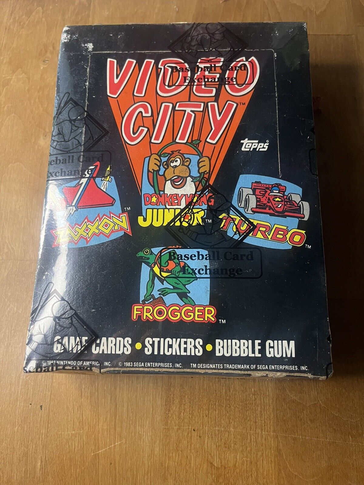 1983 Topps Video City Wax Box BBCE Authenticated 36 Packs Sealed Rare
