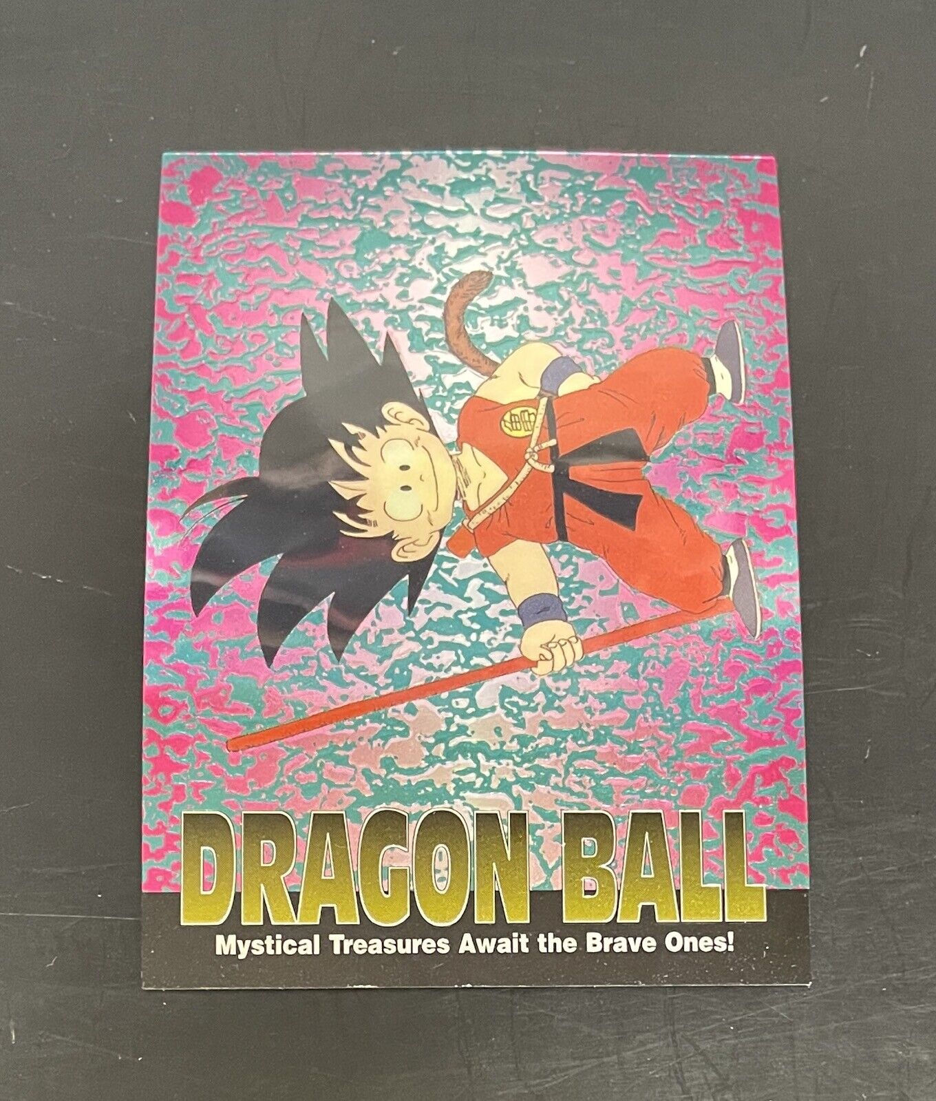 1995 Bird Studio DRAGON BALL Mystical Treasures Await the Brave Ones #5 Card